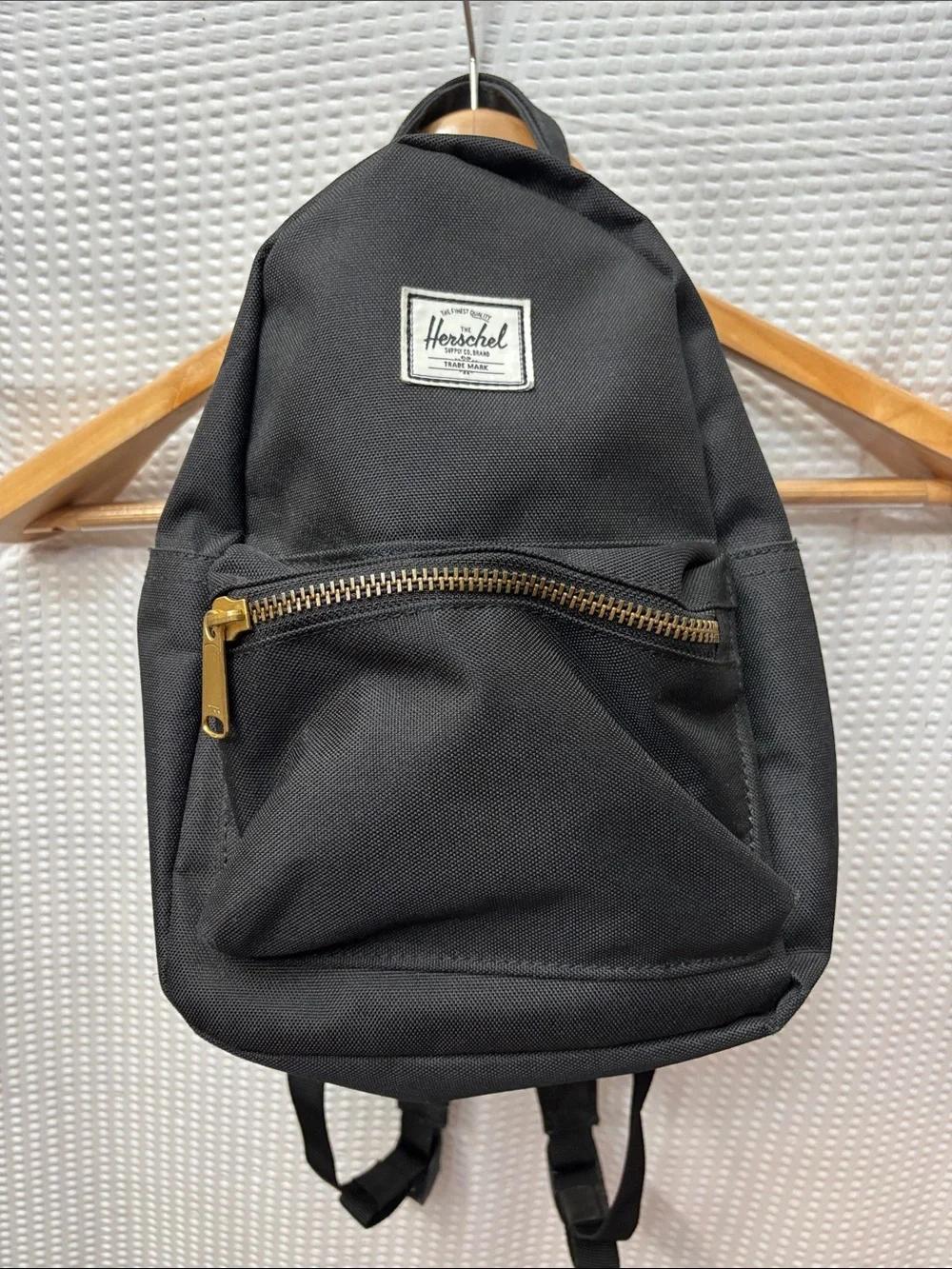 Herschel Black Mini Backpack